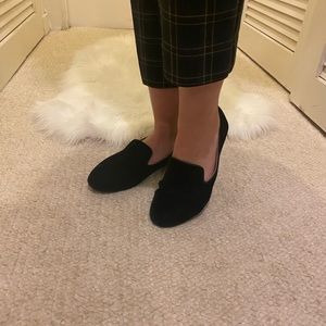 Birdies Black Velvet Shoes